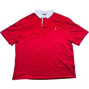 Polo Ralph Lauren 90’s Red Rugby Polo Shirt